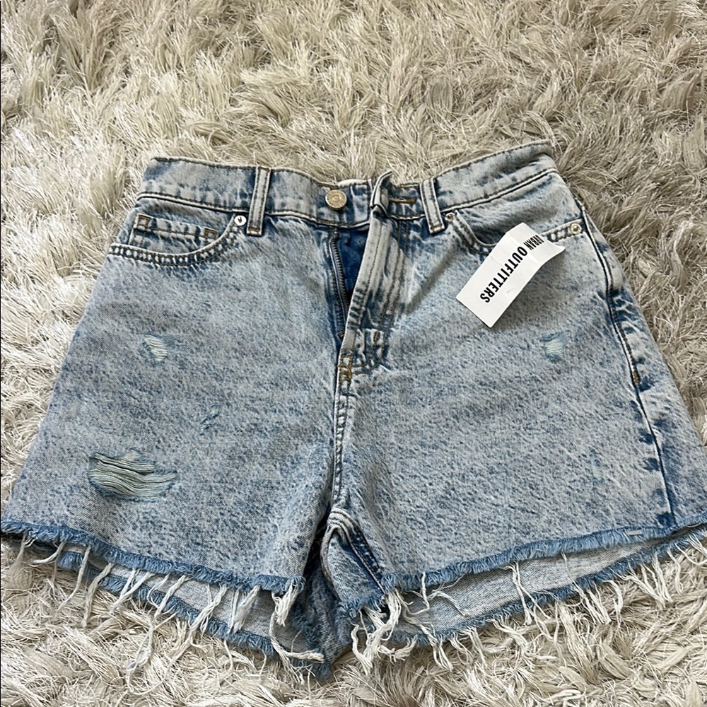 NWT Distressed Denim High waisted Women Shorts